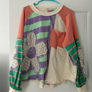 Colorful Patchwork Shirt